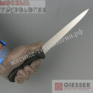 Нож филейный гибкий для рыбы GIESSER 7365 20 см (Германия).
Нескользящая пластиковая ручка чёрного цвета. #1