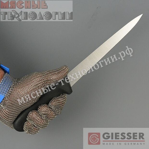Нож филейный гибкий для рыбы GIESSER 7365 20 см (Германия).
Нескользящая пластиковая ручка чёрного цвета. 1