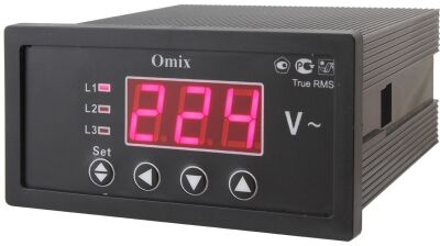 Вольтметр цифровой Omix P94-V-3-0.5-TrueRMS