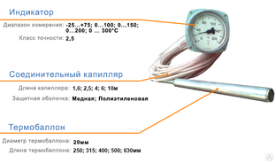 Термометр газовый ТГП-100Эк 