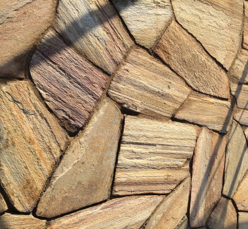 Плитка камень натуральный златолит кора дерева 2,5-3,5 см галтоанный