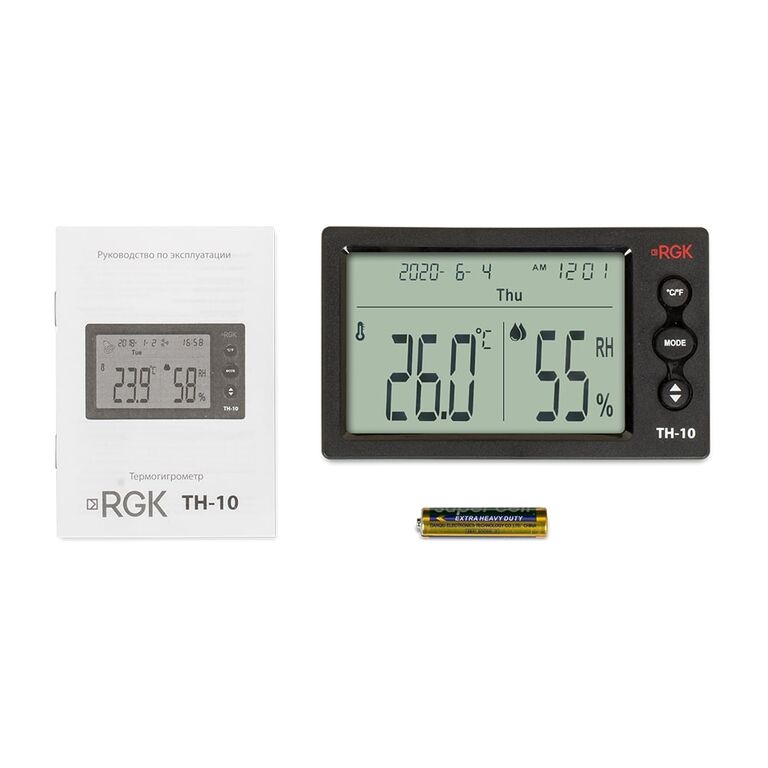 Термогигрометр RGK TH-10 с поверкой 3