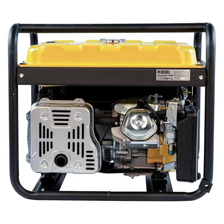 Генератор бензиновый PS 70 EA, 7.0 кВт, 230 В, 25 л, коннектор автоматики, электростартер Denzel 3