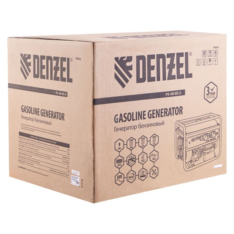 Генератор бензиновый DENZEL PS 90 ED-3 9
