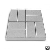 Тротуарная плитка 8 Кирпичей 400х400х50 цвет серый