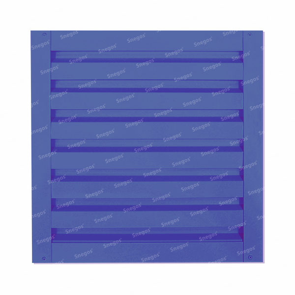 Вентиляционная решетка Snegos накладная квадратная с покраской 400х400 мм