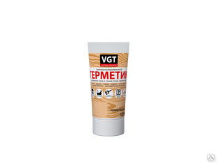 Герметик силиконизированный (мастика) для нар/вн работ венге 0.16 кг VGT #1