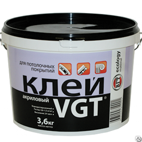Клей для потолочных покрытий 3.6 кг VGT