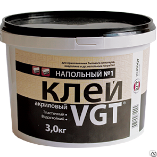 Клей напольный № 1 "Эконом" 3.0 кг VGT