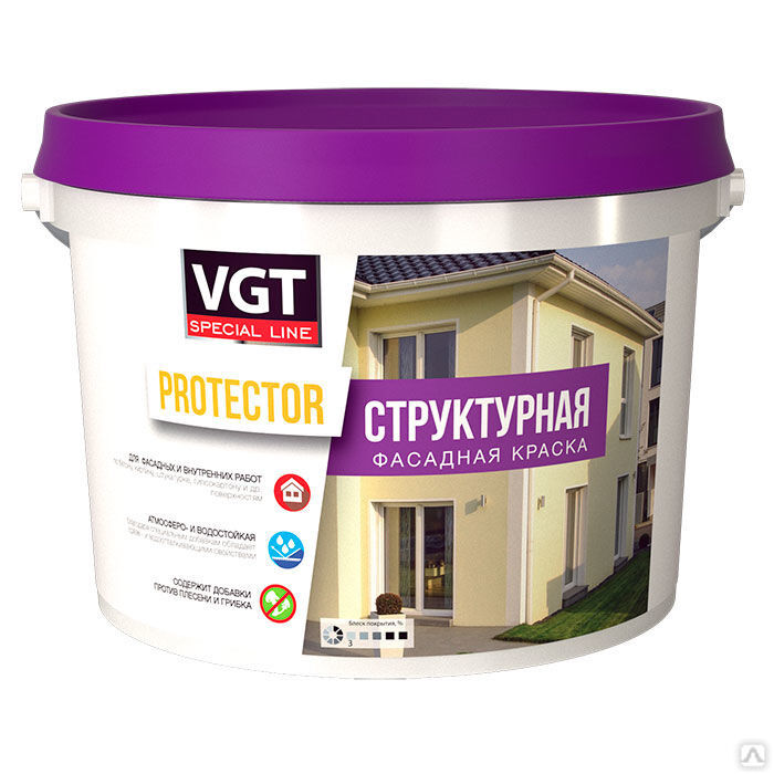 Краска структурная "Protektor" 15,0 кг