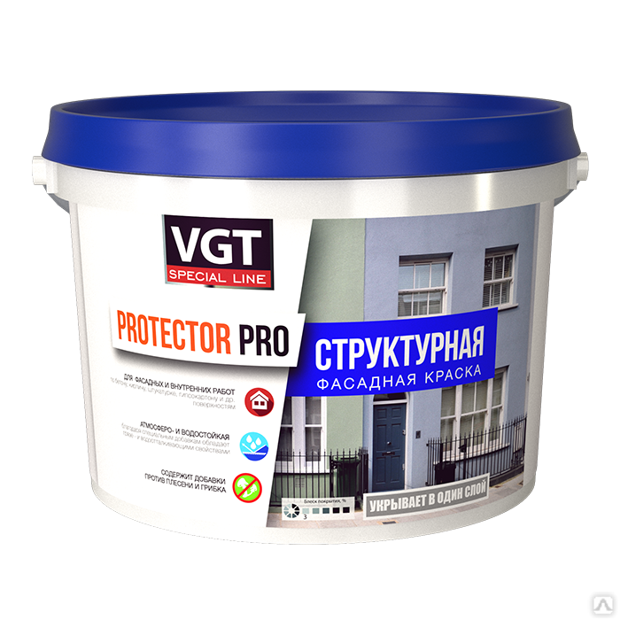 Краска структурная "ProtektorPRO" 15.0 кг VGT
