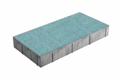 Плитка тротуарная для дачи «Прямоугольник Мега» 600х300х60 мм, синий