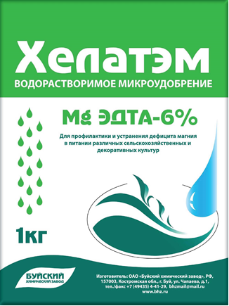 Удобрение микроэлемент Mg – 6 % (ЭДТА)