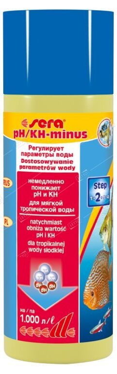 Кондиционер для воды аквариума pH-minus 250 мл S3550 Сера